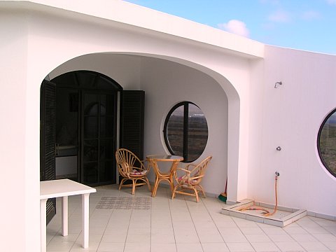 Terrasse im Obergeschoss