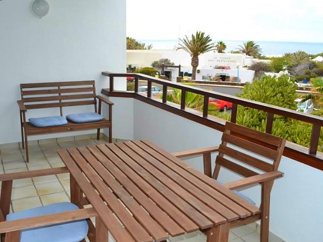 Balkon mit Meersicht